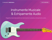 Tablet Screenshot of echipamente-muzicale.ro